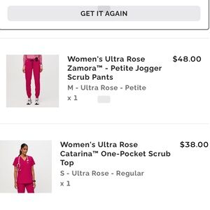 Figs Ultra Rose Zamora Joggers, Petite